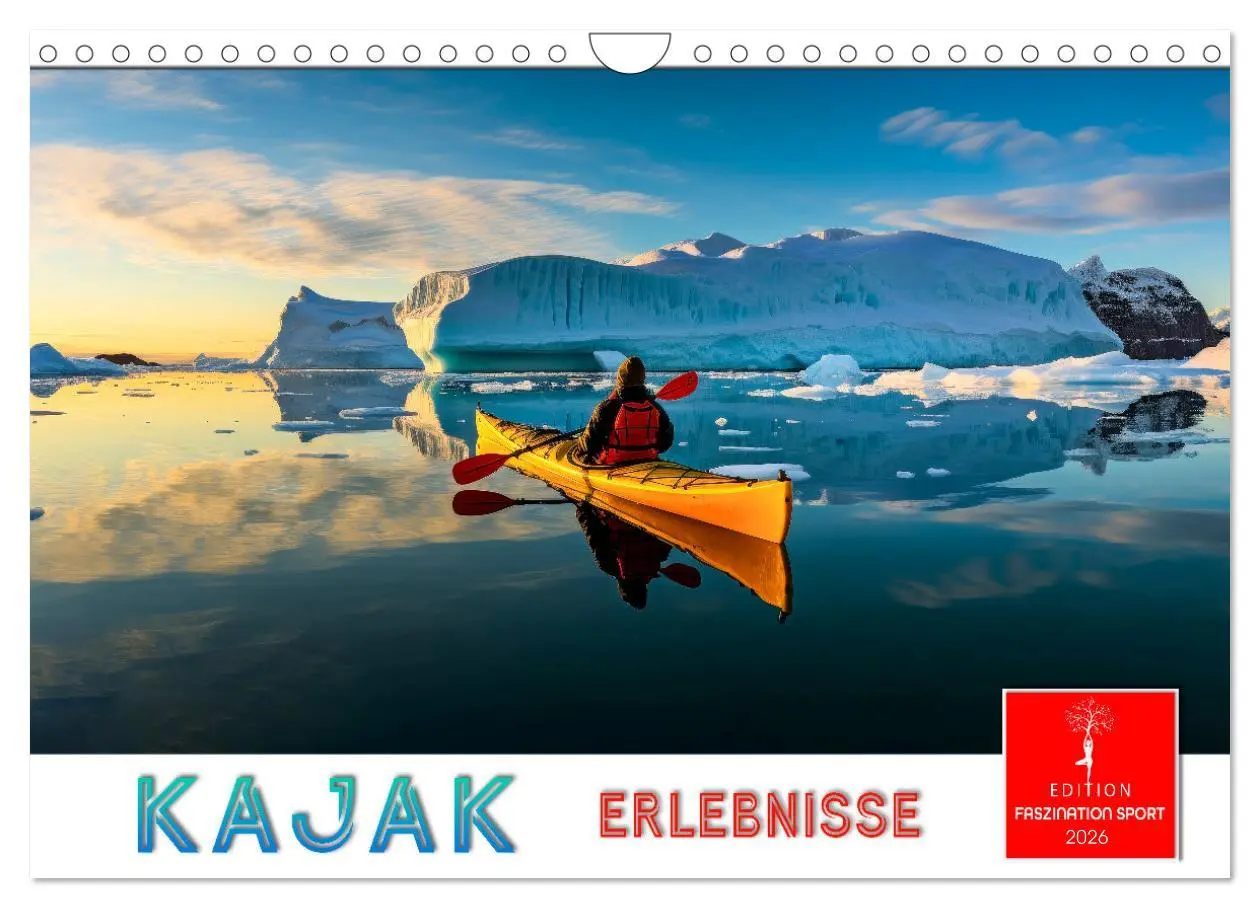 Cover: 9783457327173 | Kajak Erlebnisse (Wandkalender 2026 DIN A4 quer), CALVENDO...