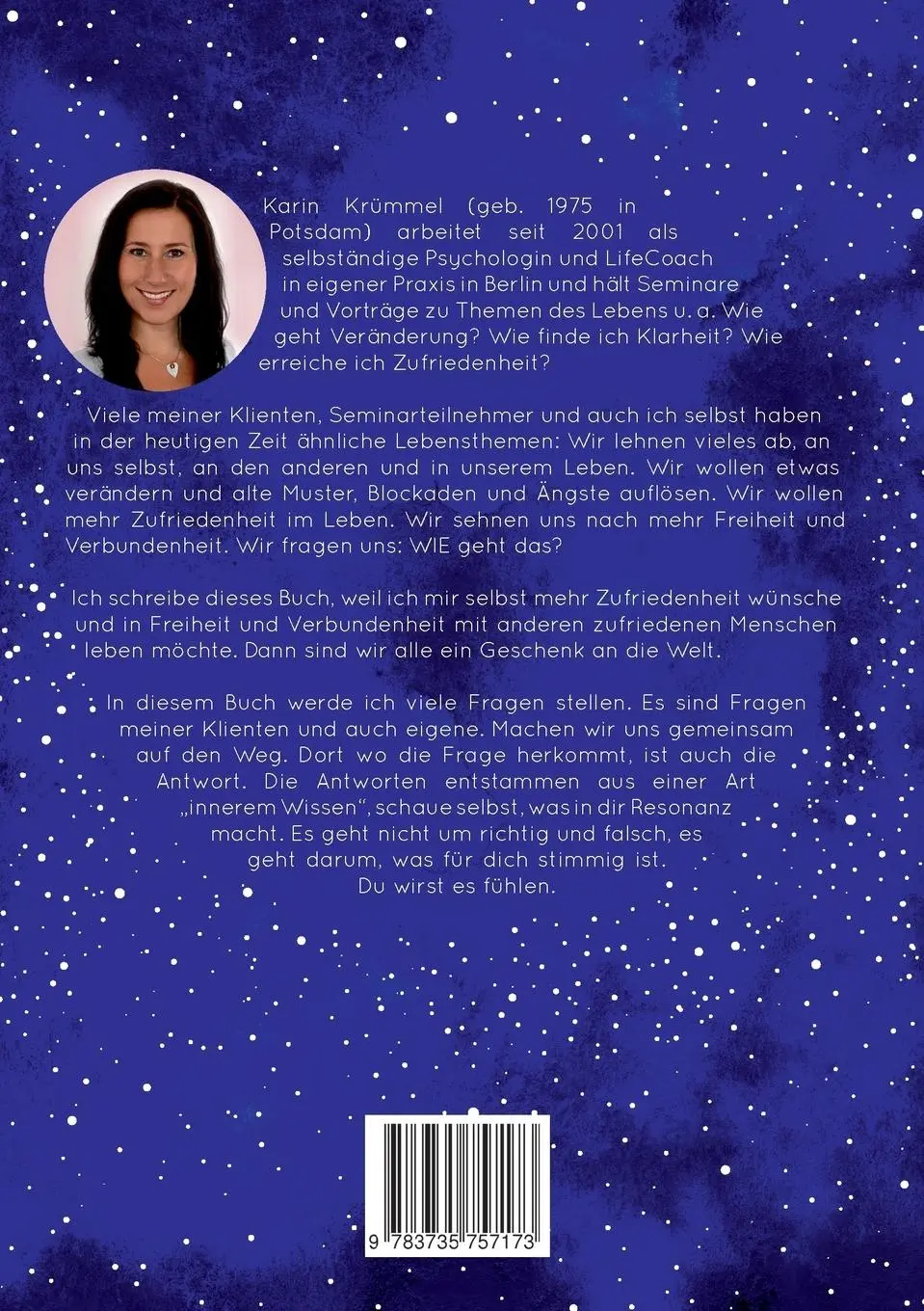 Rückseite: 9783735757173 | Mein Geschenk an die Welt | Karin Krümmel | Taschenbuch | 80 S. | 2014