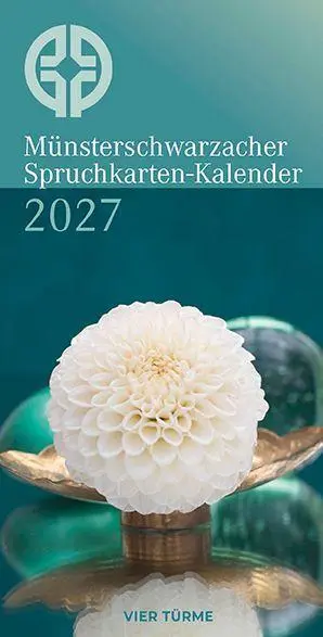 Cover: 9783736507173 | Münsterschwarzacher Spruchkarten-Kalender 2027 | Münsterschwarzach