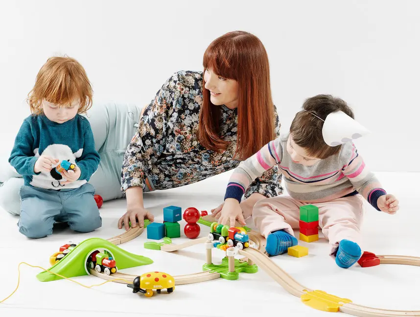 Bild: 7312350337273 | BRIO World 33727 Mein erstes BRIO Bahn Spiel Set - Zug mit Waggon,...