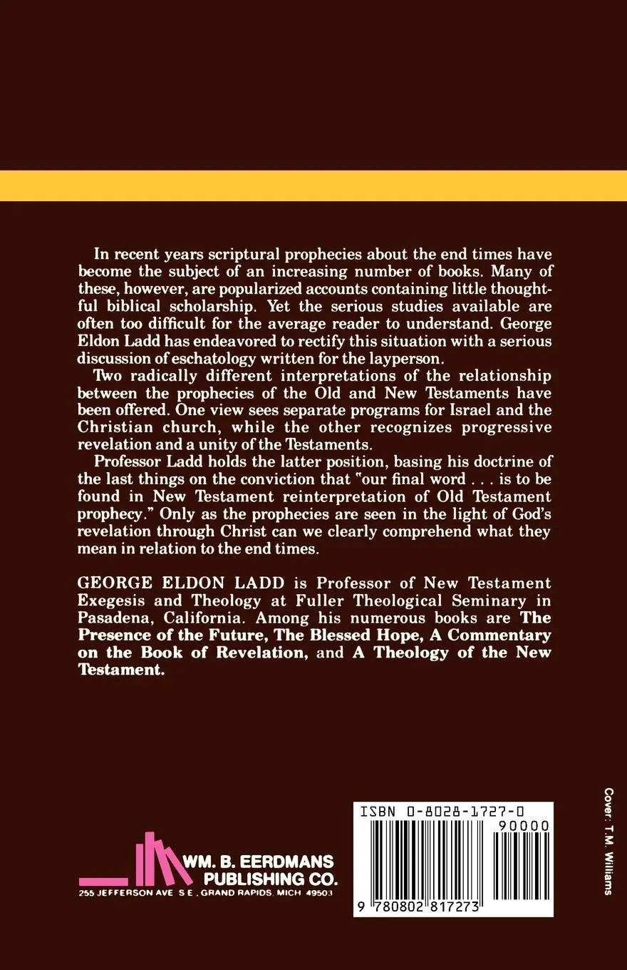 Rückseite: 9780802817273 | The Last Things | George Eldon Ladd | Taschenbuch | Englisch | 1988