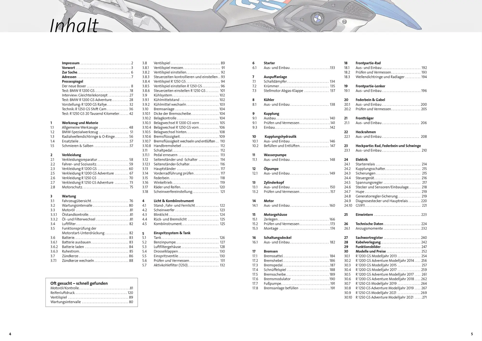 Bild: 9783948697273 | BMW R 1200 GS, R 1250 GS &amp; Adventure, Reparaturanleitung | Buch | 2021