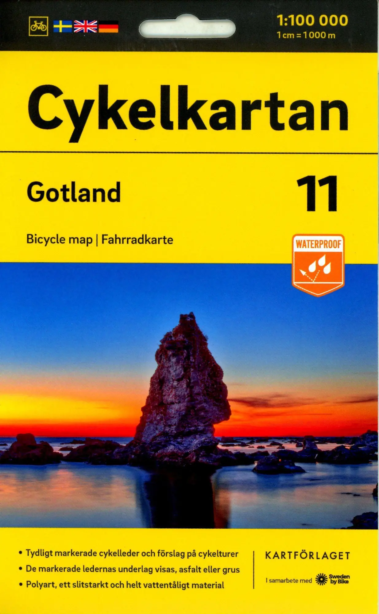 Cover: 9789189427273 | Cykelkartan Blad 11 Gotland 1:100000 | (Land-)Karte | Schwedisch
