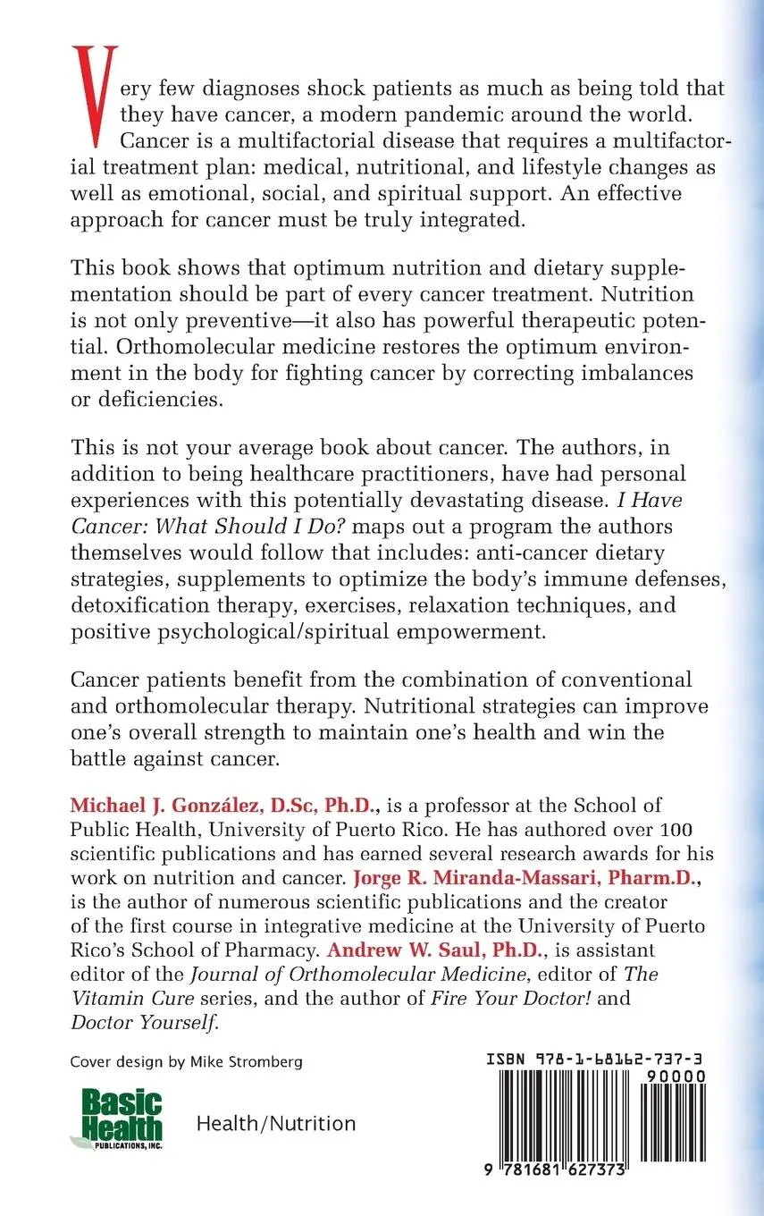 Rückseite: 9781681627373 | I Have Cancer | Michael J. Gonzalez (u. a.) | Buch | Englisch | 2009
