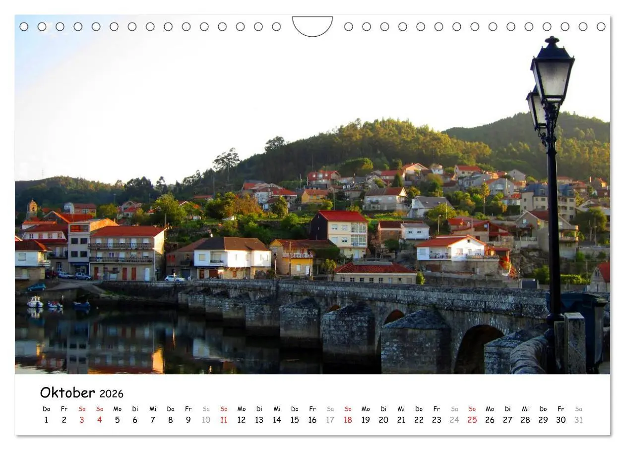 Bild: 9783516017373 | Jakobsweg - Camino Portugues (Wandkalender 2026 DIN A4 quer),...