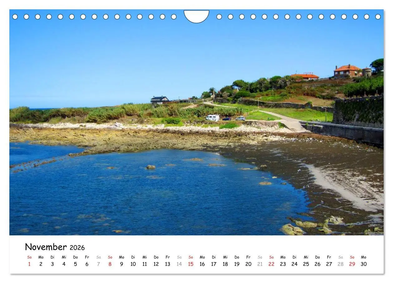 Bild: 9783516017373 | Jakobsweg - Camino Portugues (Wandkalender 2026 DIN A4 quer),...
