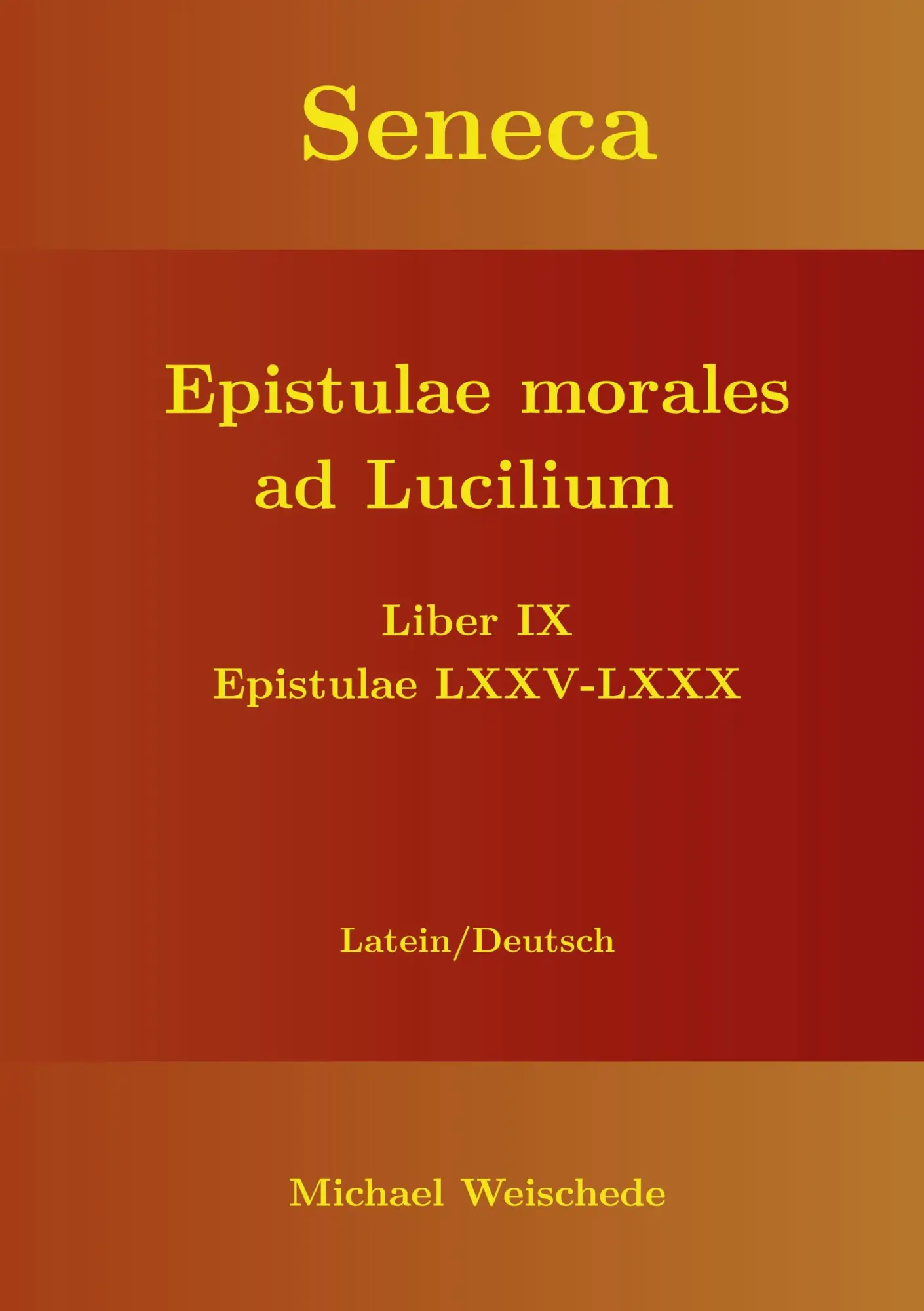 Cover: 9783756217373 | Seneca - Epistulae morales ad Lucilium - Liber IX Epistulae LXXV -...