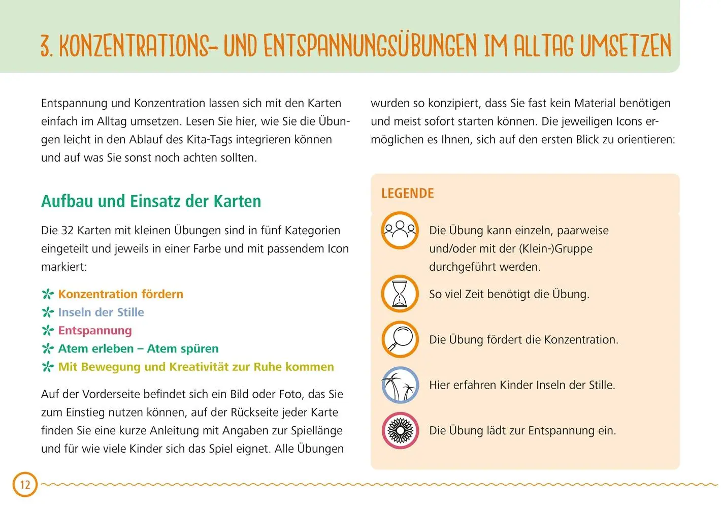 Bild: 9783834667373 | Zur Ruhe kommen in der Kita | Bettina Langner | Box | 32 S. | Deutsch