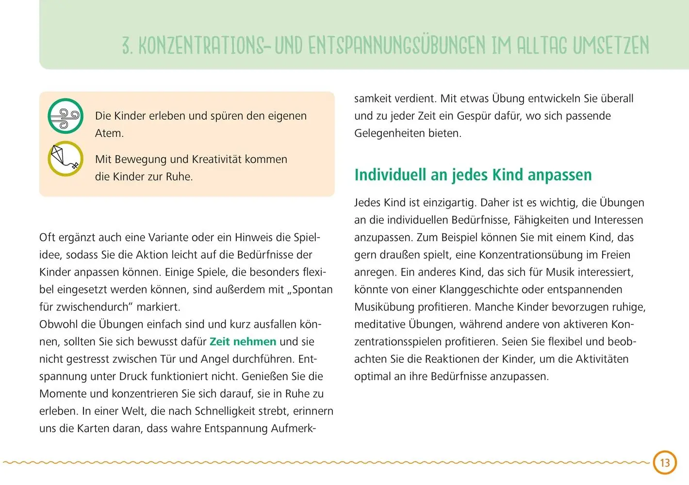 Bild: 9783834667373 | Zur Ruhe kommen in der Kita | Bettina Langner | Box | 32 S. | Deutsch
