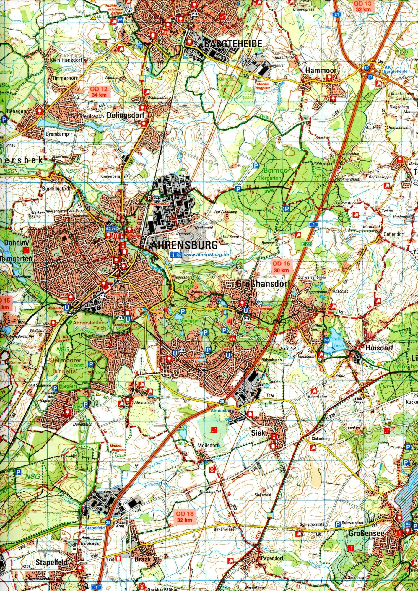 Bild: 9783891307373 | Wander- und Freizeitkarte Ratzeburg - Lauenburg | 1:50000 | Deutsch