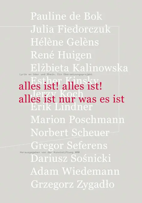 Cover: 9783940357373 | alles ist! alles ist! alles ist nur was es ist | Bok (u. a.) | Buch