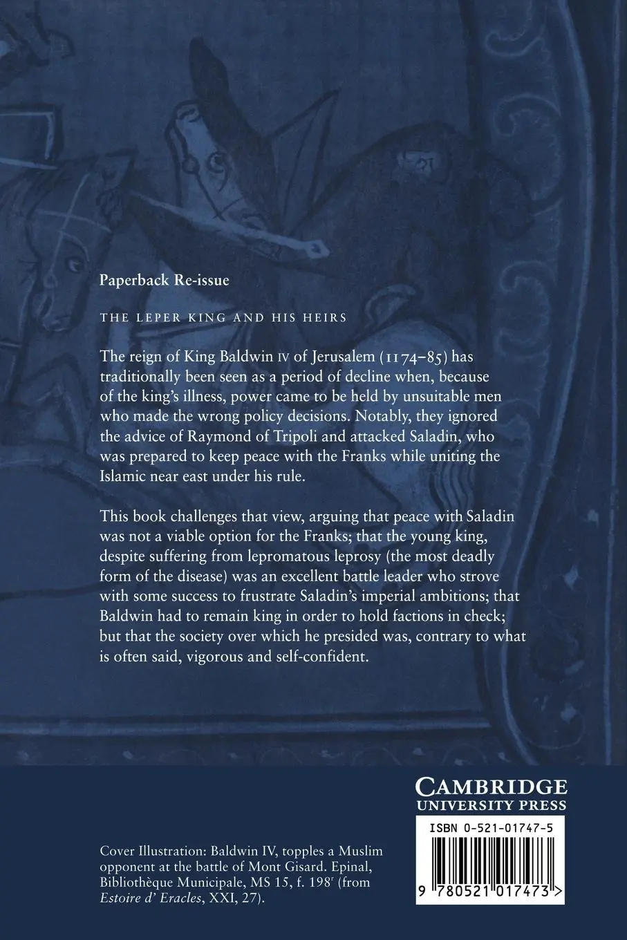 Rückseite: 9780521017473 | The Leper King and His Heirs | Bernard Hamilton | Taschenbuch | 2005