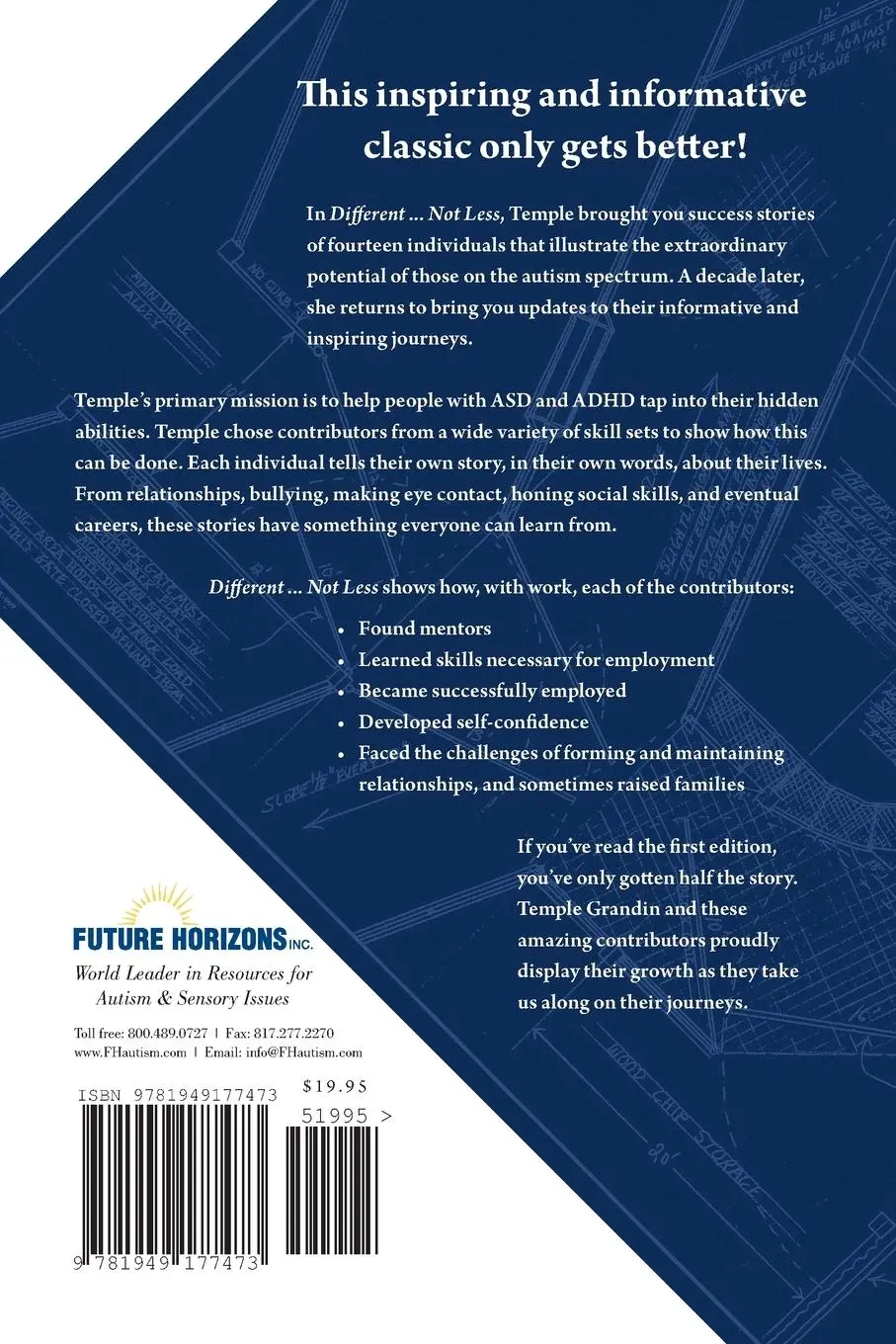 Rückseite: 9781949177473 | Different... Not Less | Temple Grandin | Taschenbuch | Englisch | 2020