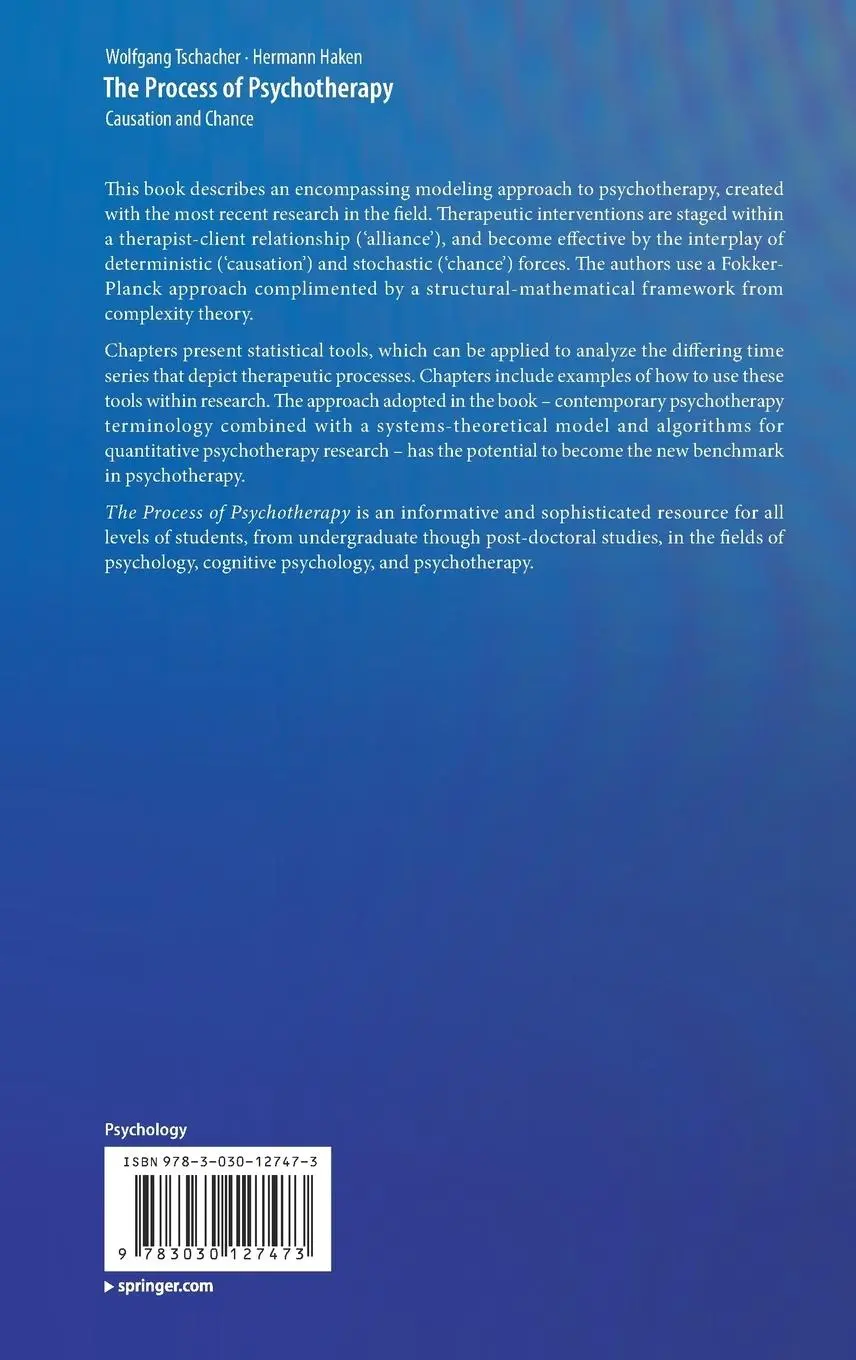 Rückseite: 9783030127473 | The Process of Psychotherapy | Causation and Chance | Haken (u. a.)