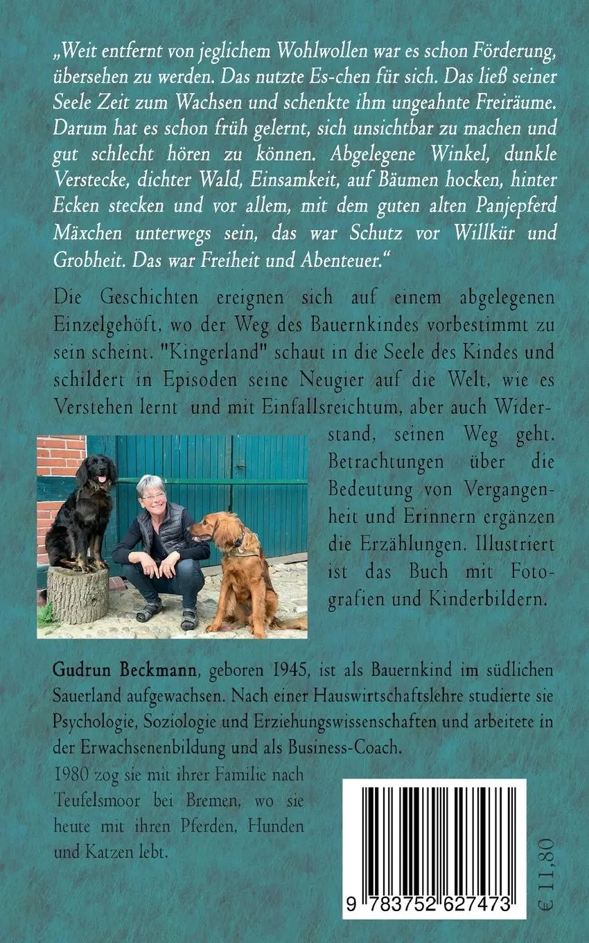 Rückseite: 9783752627473 | Kingerland | Erinnerungen 1945 bis 1960 | Gudrun Beckmann | Buch