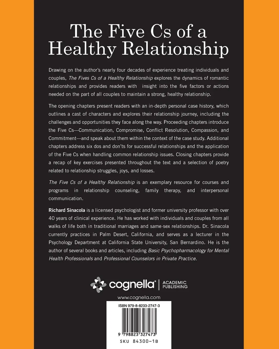 Rückseite: 9798823327473 | The Five Cs of a Healthy Relationship | Richard Sinacola | Taschenbuch