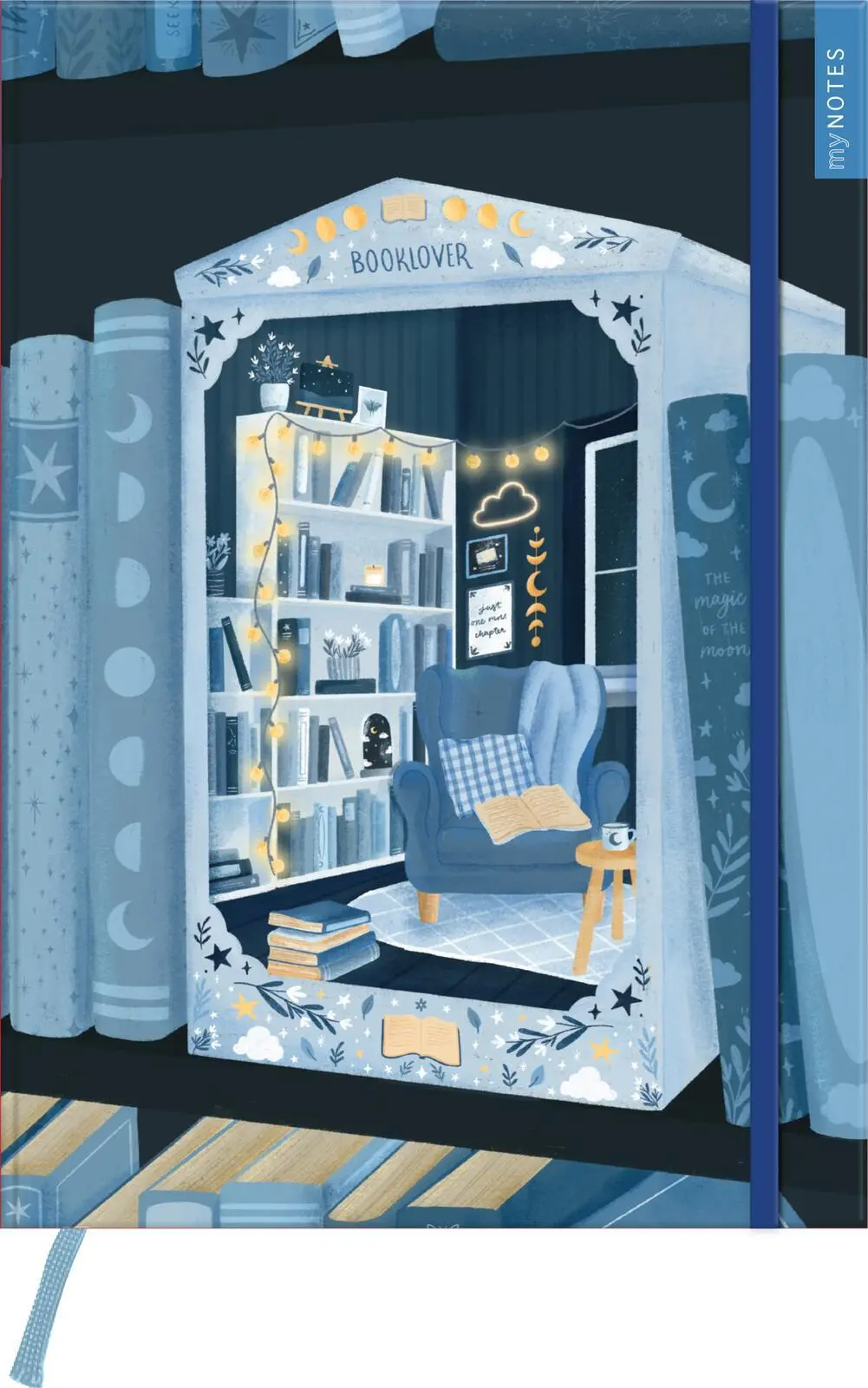 Bild: 4014489137573 | myNOTES Papeterie: Notizbuch A4 Book Nook | Dan Lin | Notizbuch | 2025