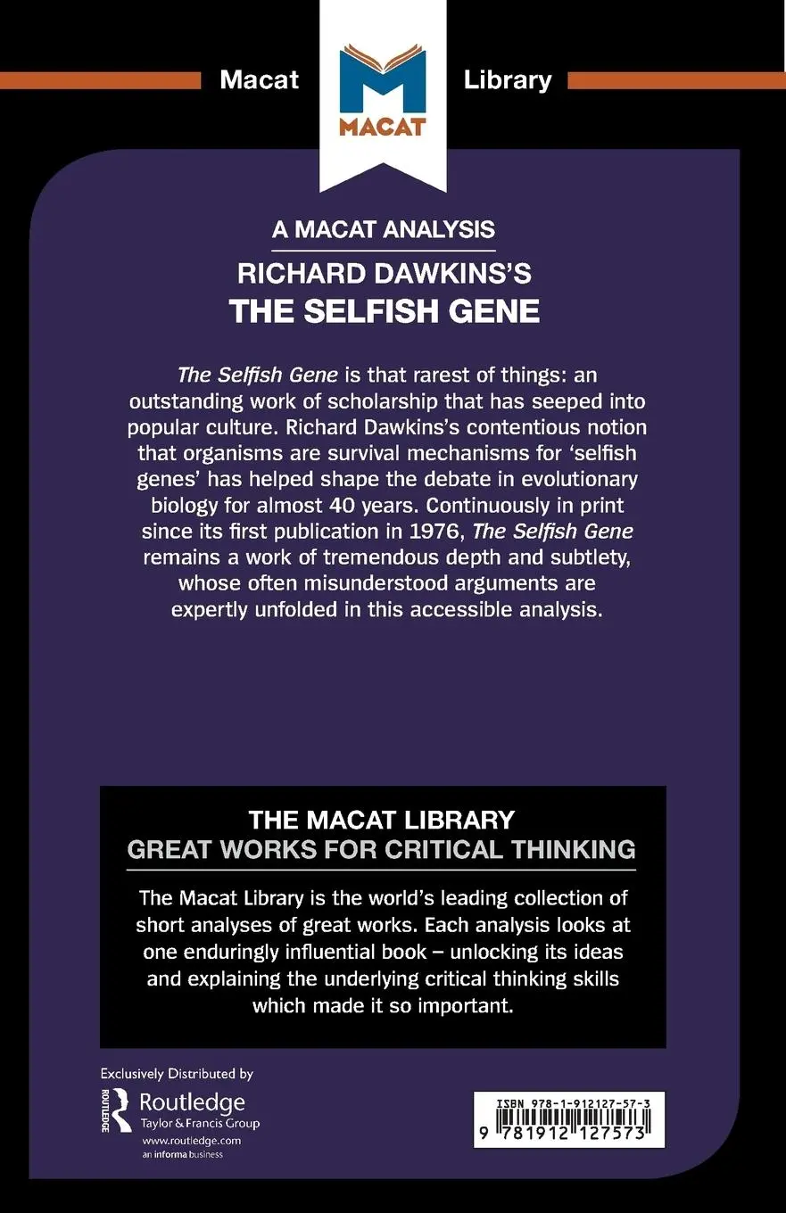 Rückseite: 9781912127573 | An Analysis of Richard Dawkins's The Selfish Gene | Nicola Davis
