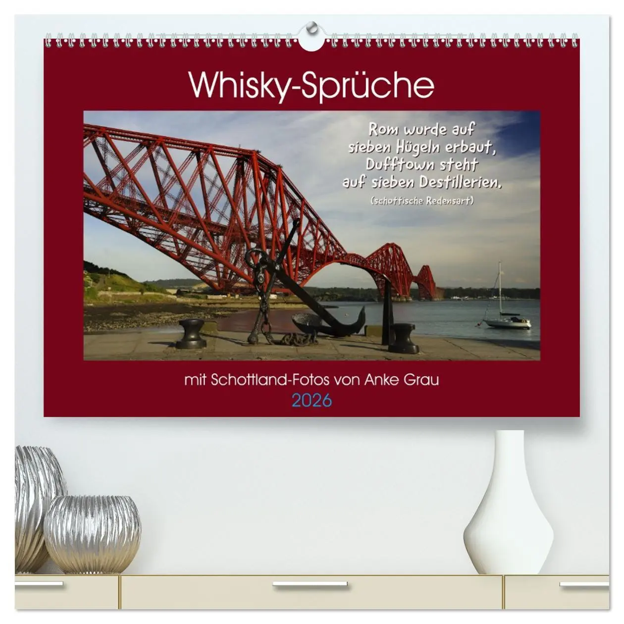 Cover: 9783457457573 | Whisky-Sprüche (hochwertiger Premium Wandkalender 2026 DIN A2...
