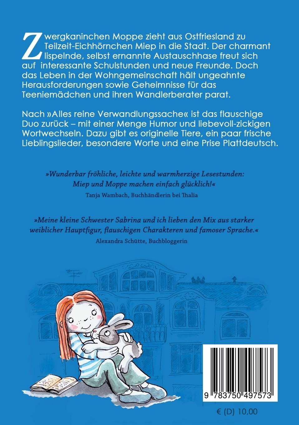 Rückseite: 9783750497573 | Miep &amp; Moppe | Wohngemeinschaft mit Kaninchen | Stine Oliver | Buch