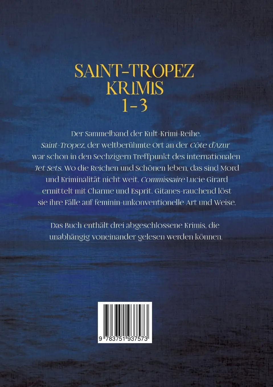 Rückseite: 9783751937573 | Saint-Tropez Krimis 1-3 | Luc Winger | Taschenbuch | Paperback | 2021
