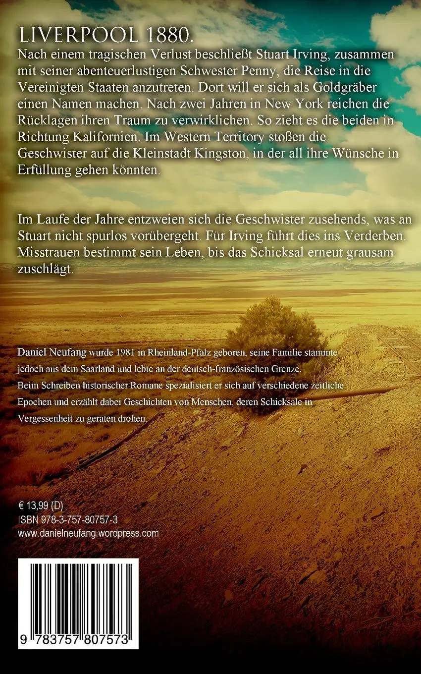 Rückseite: 9783757807573 | Western Territory | Der Ruf des Goldes | Daniel Neufang | Taschenbuch