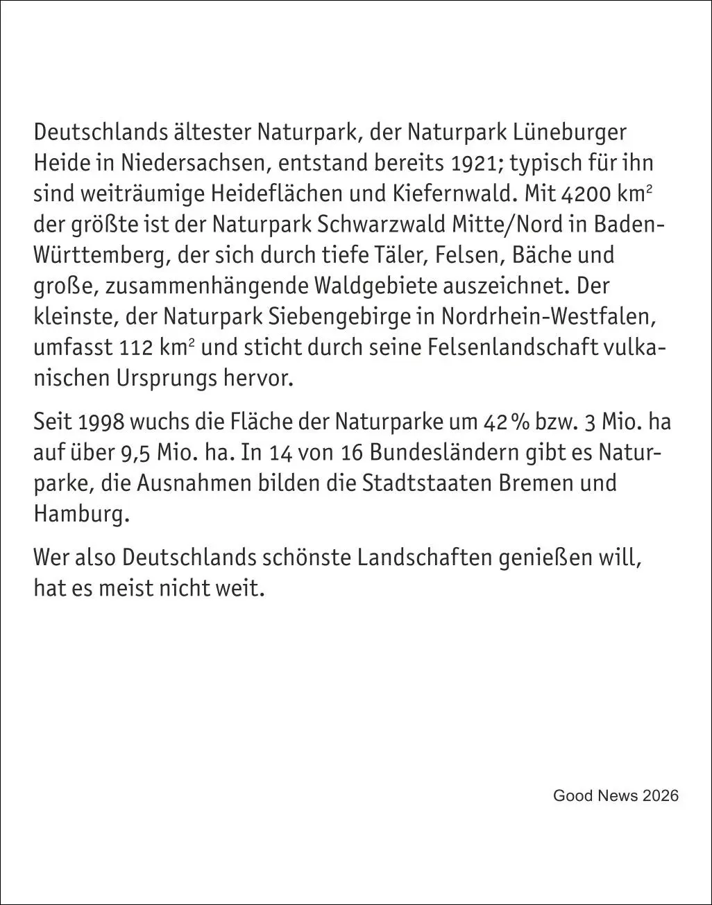 Bild: 9783840037573 | Good News Tagesabreißkalender 2026 - Jeden Tag eine gute Nachricht