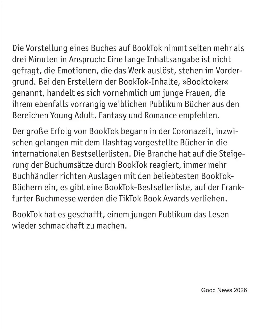 Bild: 9783840037573 | Good News Tagesabreißkalender 2026 - Jeden Tag eine gute Nachricht