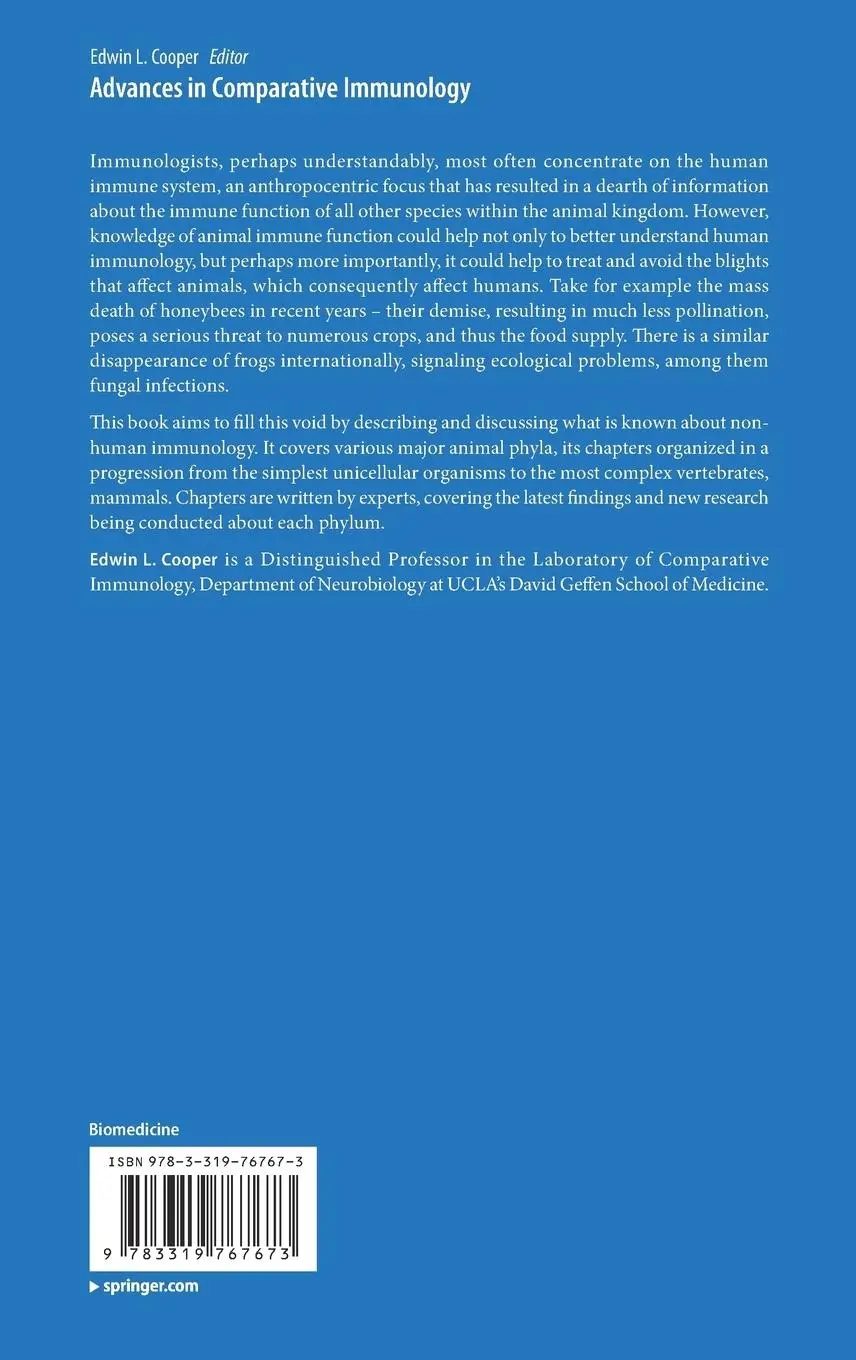 Rückseite: 9783319767673 | Advances in Comparative Immunology | Edwin L. Cooper | Buch | xl