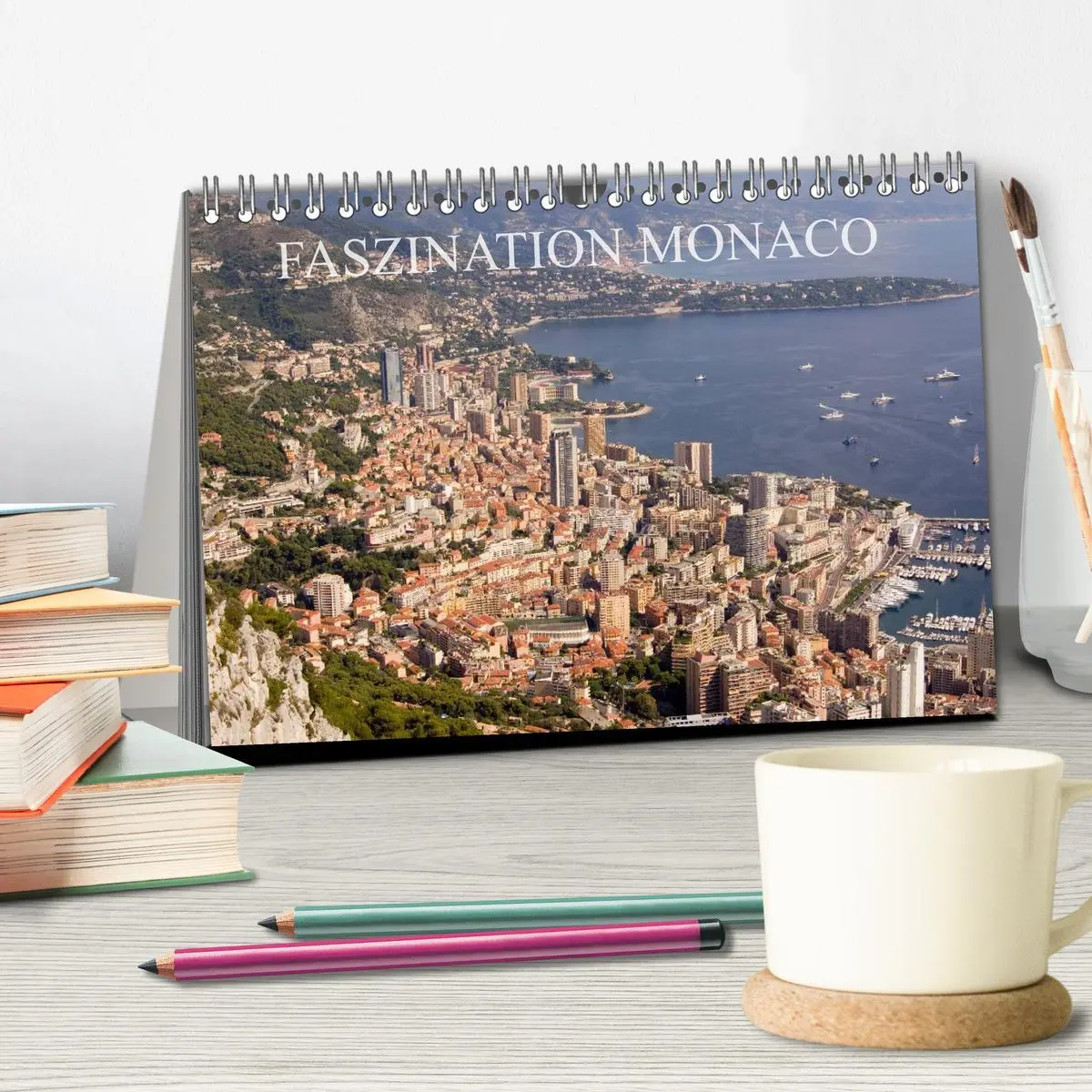 Bild: 9783516087673 | Faszination Monaco (Tischkalender 2026 DIN A5 quer), CALVENDO...
