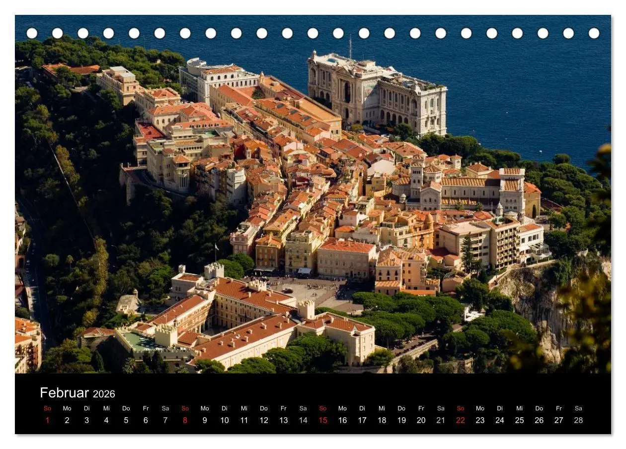 Bild: 9783516087673 | Faszination Monaco (Tischkalender 2026 DIN A5 quer), CALVENDO...