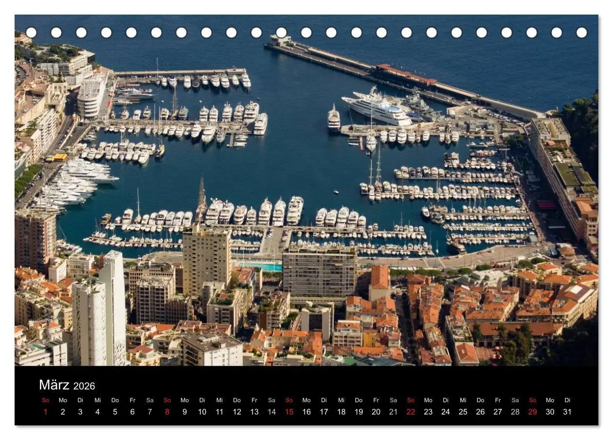 Bild: 9783516087673 | Faszination Monaco (Tischkalender 2026 DIN A5 quer), CALVENDO...