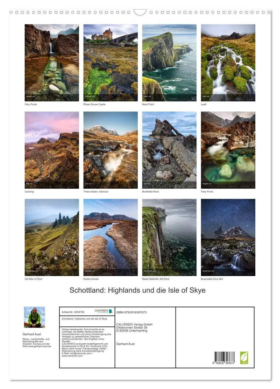 Bild: 9783516397673 | Schottland: Highlands und die Isle of Skye (Wandkalender 2026 DIN...
