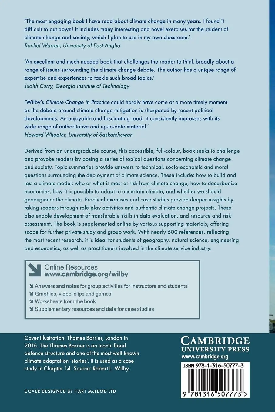 Rückseite: 9781316507773 | Climate Change in Practice | Robert L. Wilby | Taschenbuch | Englisch