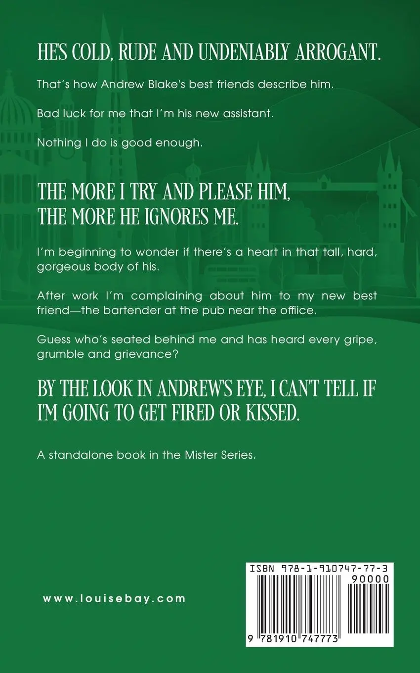 Rückseite: 9781910747773 | Mr. Bloomsbury | Louise Bay | Taschenbuch | Englisch | 2023