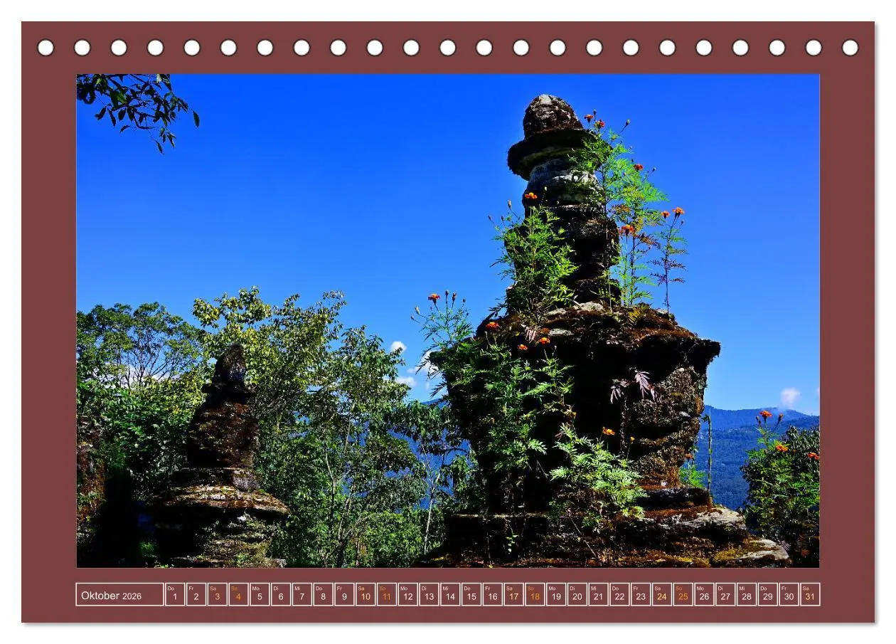Bild: 9783457507773 | Stupas - Architektur des Himalayas (Tischkalender 2026 DIN A5...