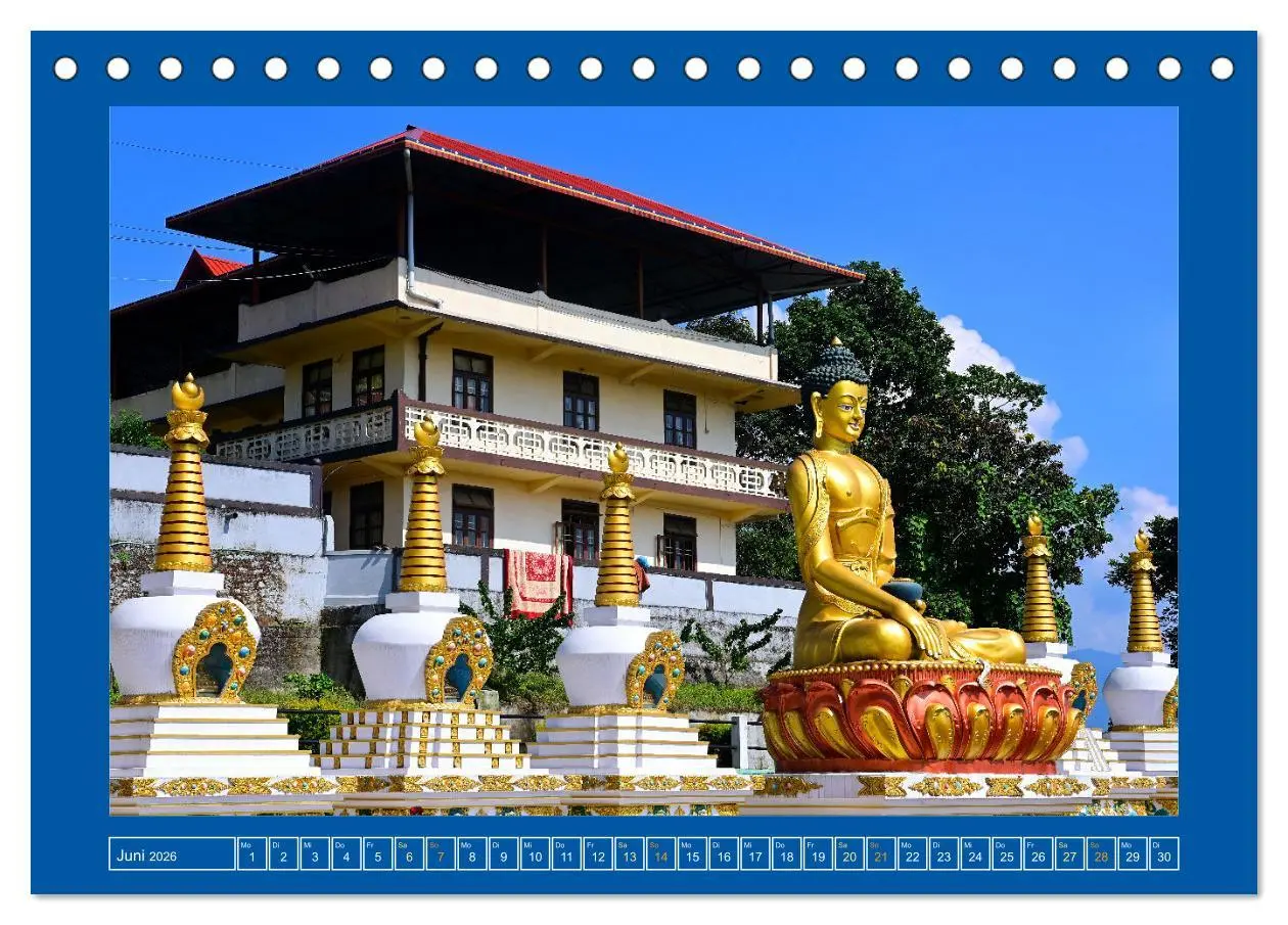 Bild: 9783457507773 | Stupas - Architektur des Himalayas (Tischkalender 2026 DIN A5...