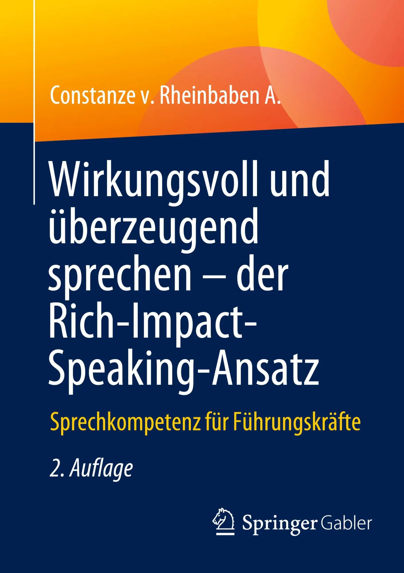Cover: 9783662677773 | Wirkungsvoll und überzeugend sprechen ¿ der...