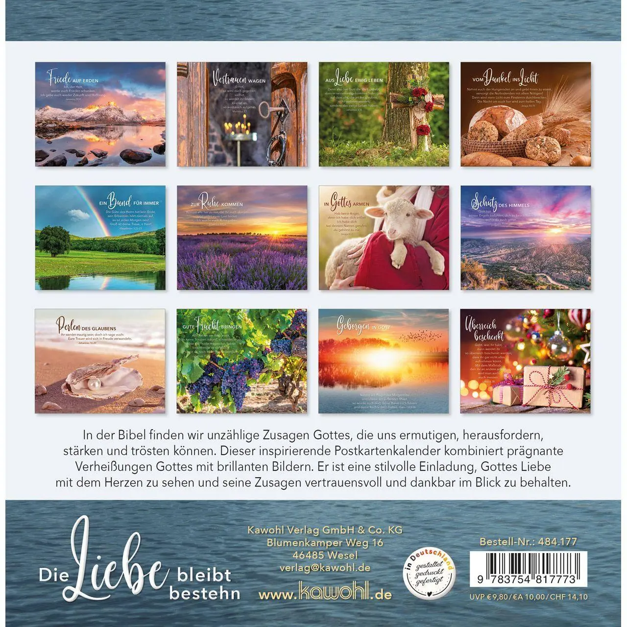 Bild: 9783754817773 | Die Liebe bleibt bestehn 2027 | Kalender | 14 S. | Deutsch | 2027