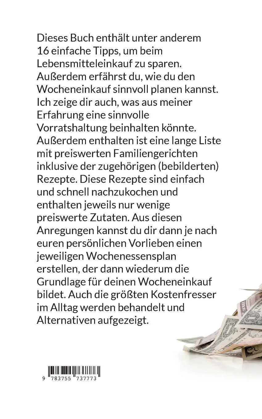 Rückseite: 9783755737773 | Preiswert einkaufen und gesund kochen für die ganze Familie | Bogk