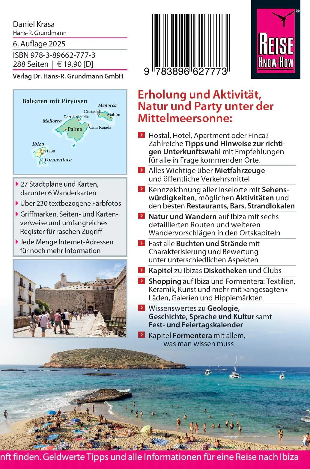 Bild: 9783896627773 | Reise Know-How Reiseführer Ibiza mit Formentera | Grundmann (u. a.)