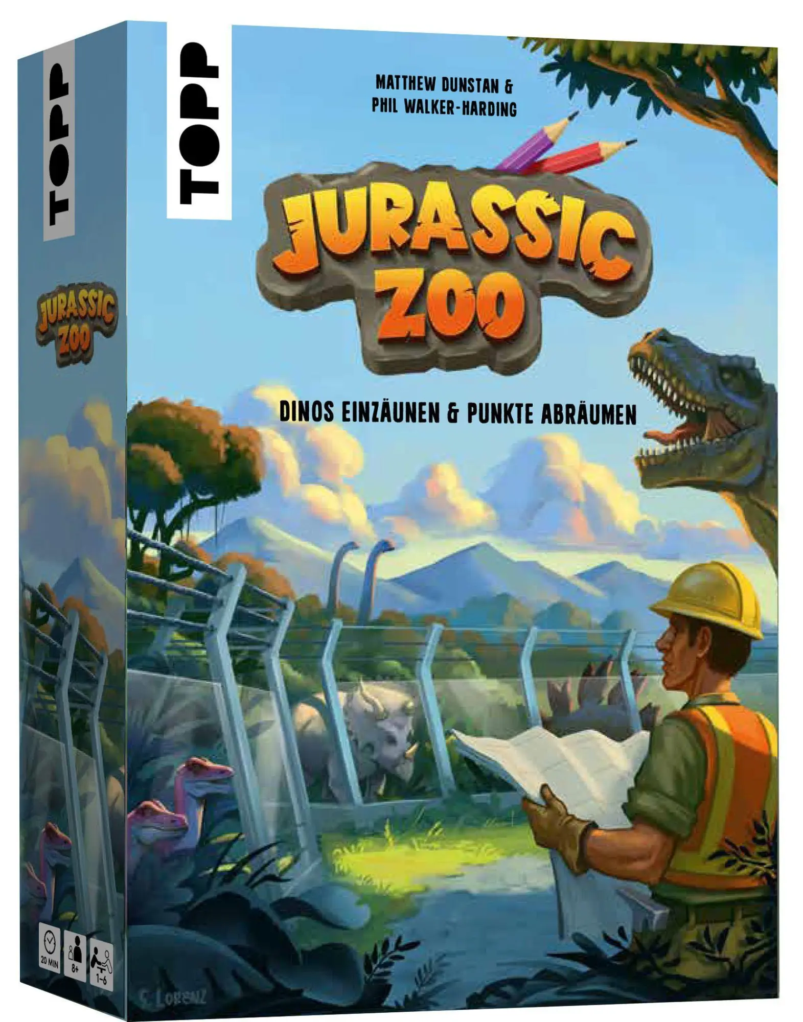 Cover: 4007742187873 | Jurassic Zoo - Dinos einzäunen &amp; Punkte abräumen | Dunstan (u. a.)