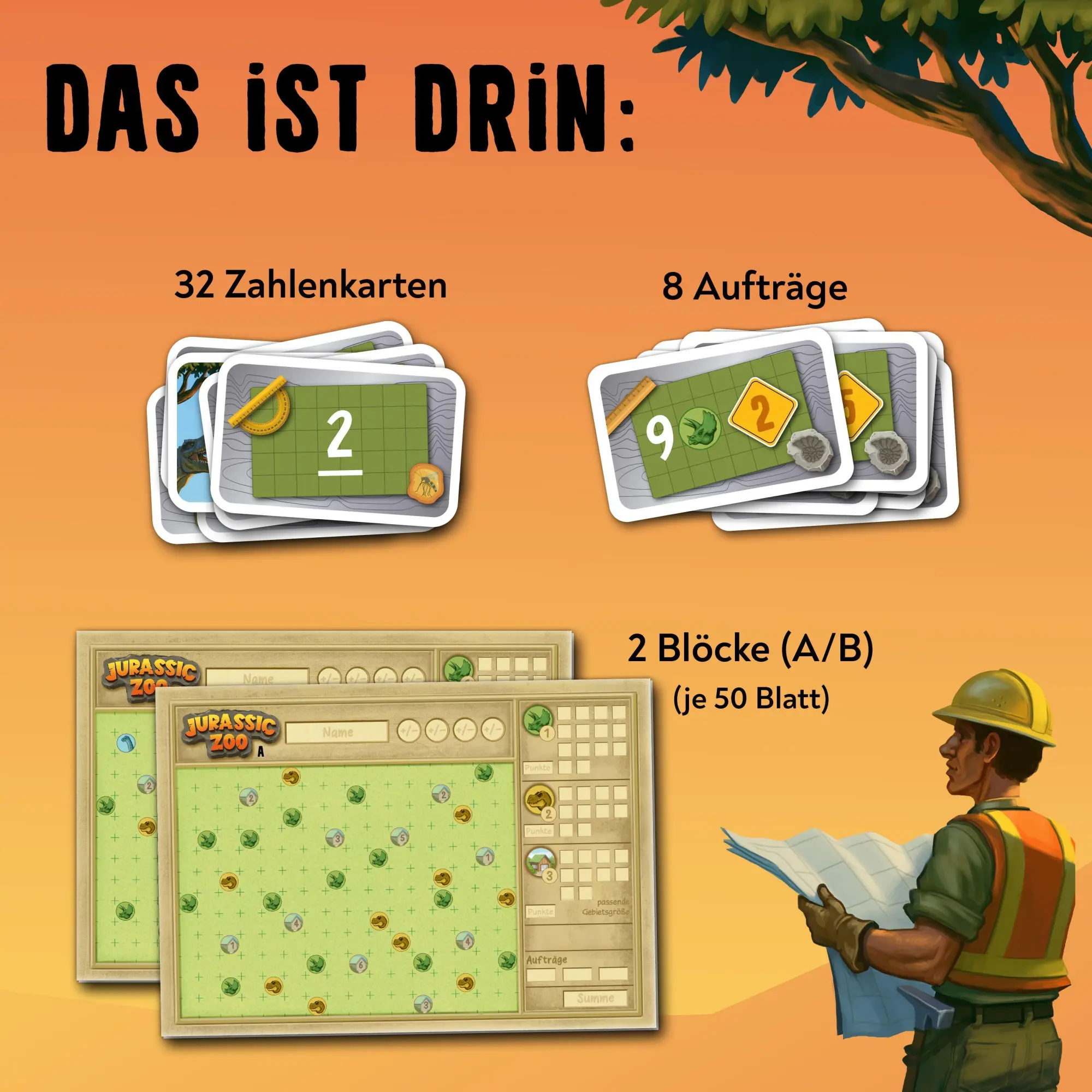 Bild: 4007742187873 | Jurassic Zoo - Dinos einzäunen &amp; Punkte abräumen | Dunstan (u. a.)