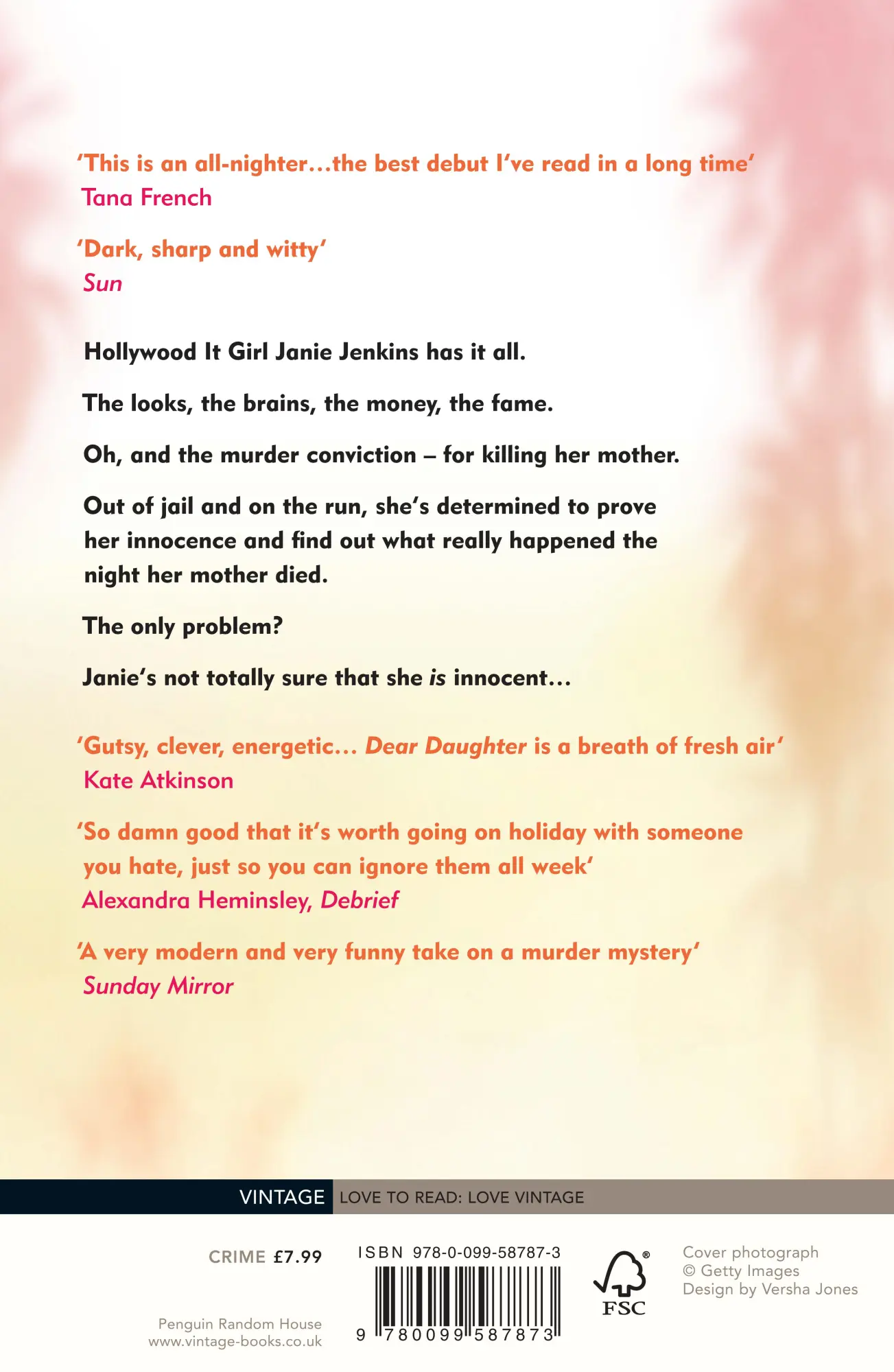 Rückseite: 9780099587873 | Dear Daughter | Elizabeth Little | Taschenbuch | 365 S. | Englisch
