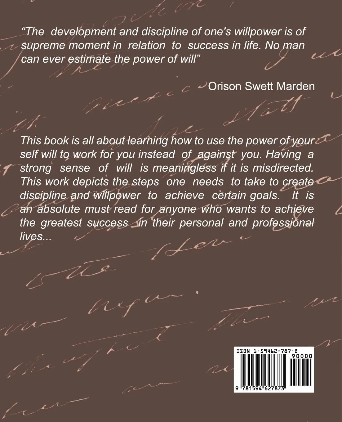 Rückseite: 9781594627873 | The Iron Will | Orison Swett Marden (u. a.) | Taschenbuch | Englisch