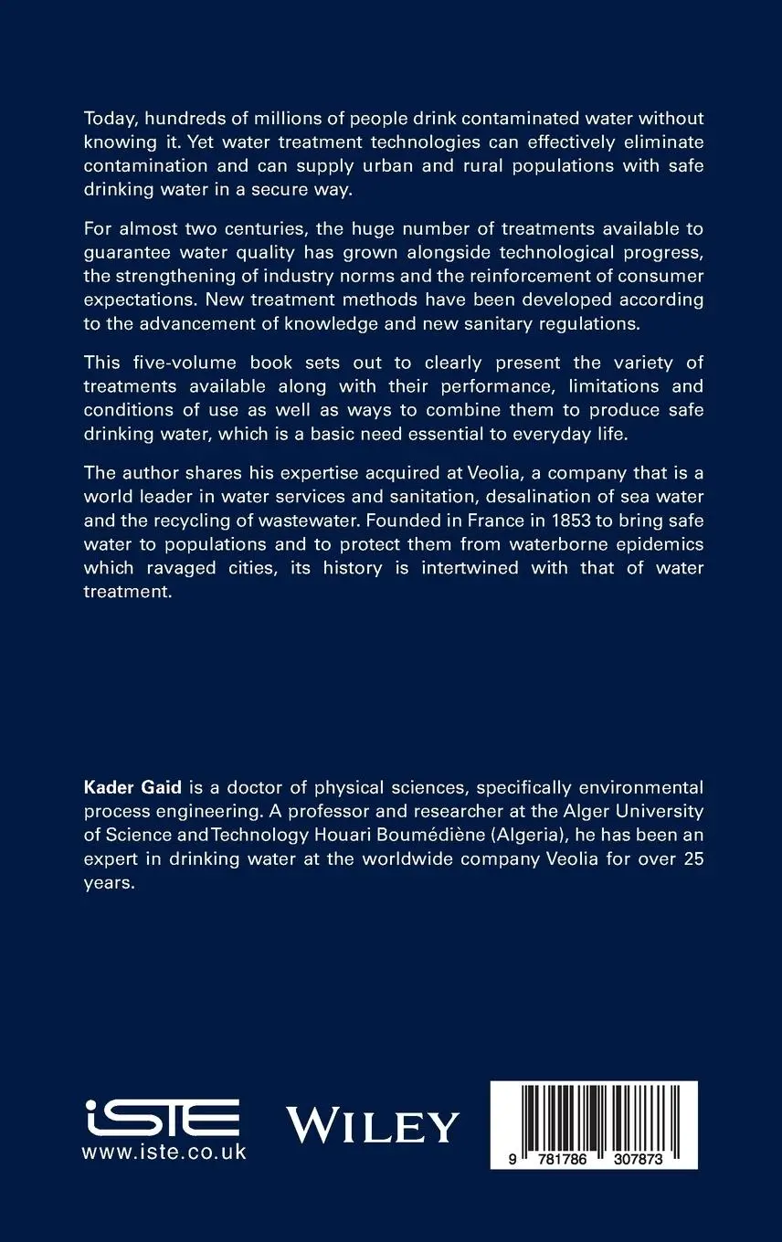 Rückseite: 9781786307873 | Drinking Water Treatment, Calco-Carbonic Equilibrium and Disinfection
