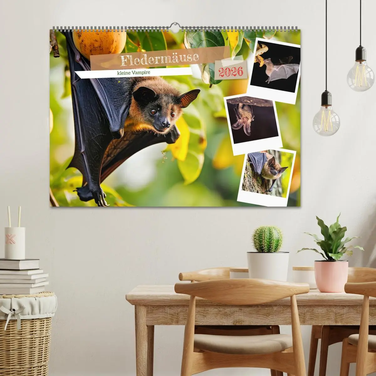 Bild: 9783457357873 | Fledermäuse - kleine Vampire (Wandkalender 2026 DIN A2 quer),...