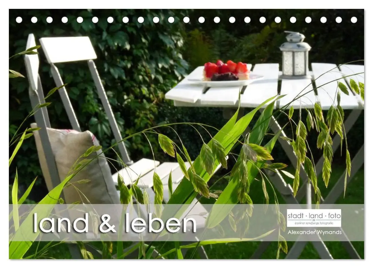Cover: 9783457977873 | land und leben (Tischkalender 2026 DIN A5 quer), CALVENDO...