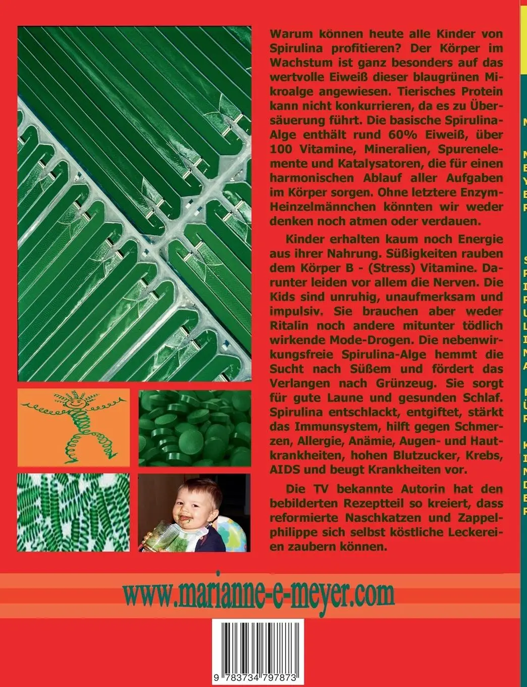 Rückseite: 9783734797873 | Spirulina für Kinder | Marianne E. Meyer | Taschenbuch | 72 S. | 2015