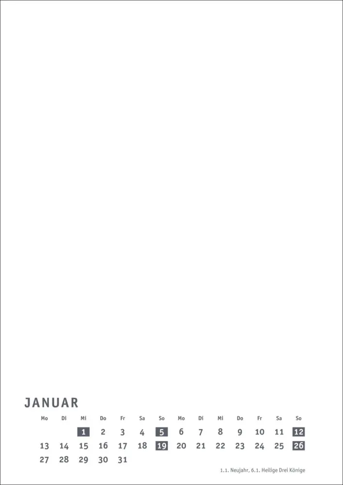 Bild: 9783756407873 | Premium-Bastelkalender weiß A4 2025 | Kalender | Spiralbindung | 2025